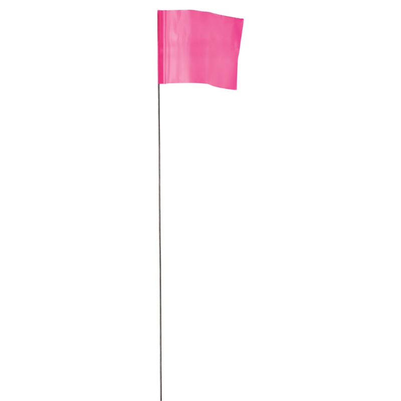 2.5 in. x 3.5 in. Pink Flag Stakes