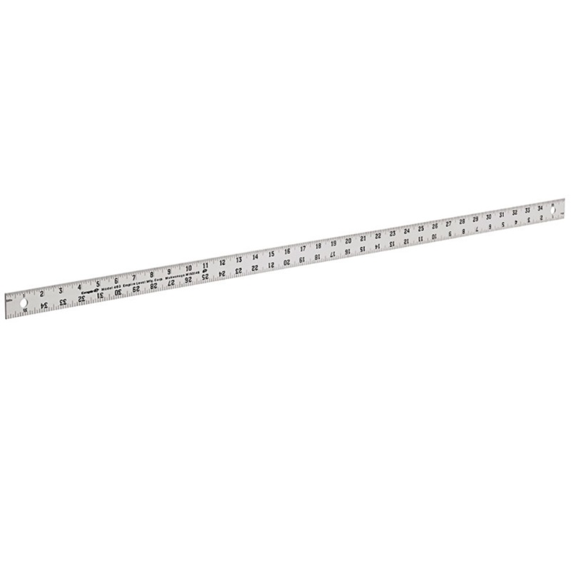 36 in. Aluminum Straight Edge Ruler