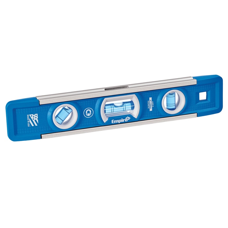 9 in. True Blue Professional Torpedo Level with 16 in. x 24 in. Aluminum Square