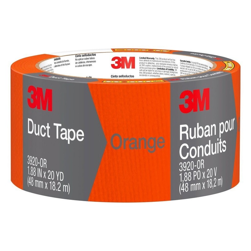 3M Orange Duct Tape, 1.88 in x 20 yd