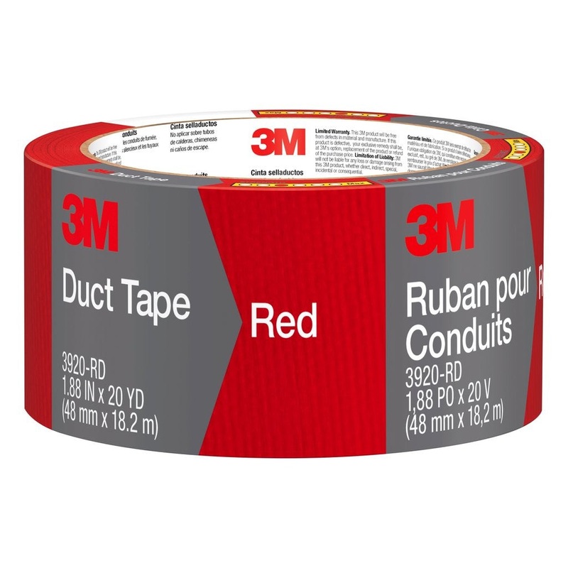 3M Red Duct Tape, 1.88 in x 20 yd