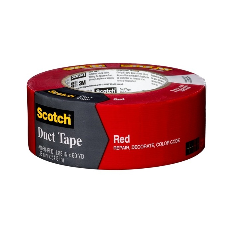 3M Red Duct Tape 1.88 in x 60 yd