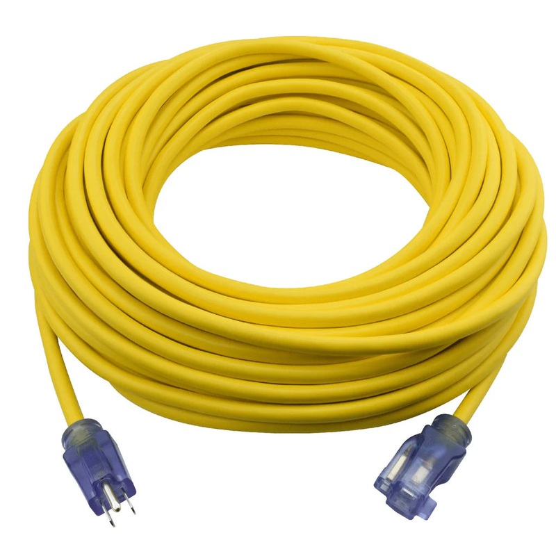 100ft 12/3 SJTW Jobsite Outdoor Extension Cord