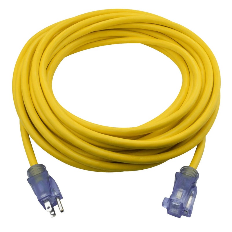 50ft 12/3 SJTW Jobsite Outdoor Extension Cord