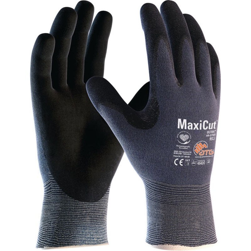 Guantes de proteccin contra cortes ATG MaxiCut Ultra 44-3745HCT talla 6 azul/negro (8000077714)