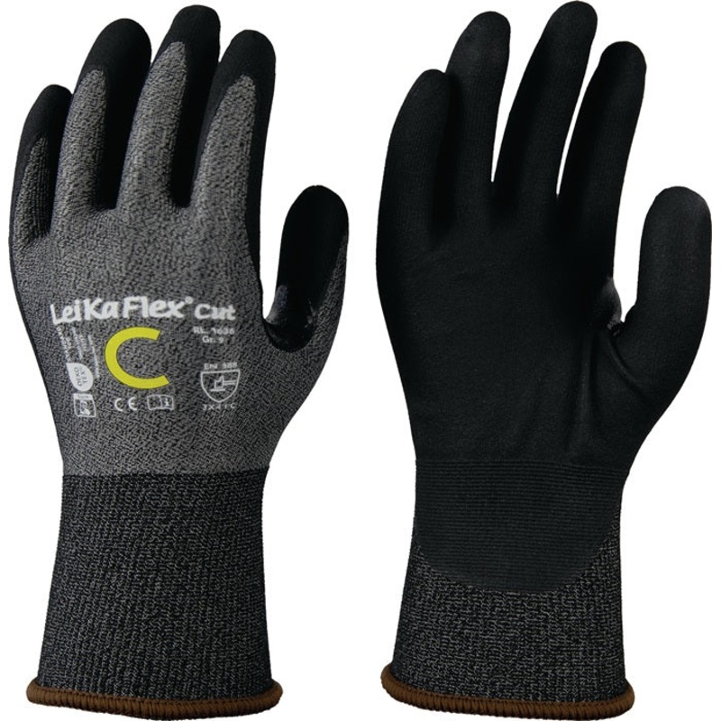 LEIPOLD guantes de proteccin contra cortes LeiKaFlex CUT RL 1636 talla 10 gris/negro (4000391395)